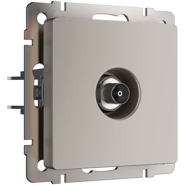 ТВ-розетка встраиваемая оконечная  WERKEL W1283004 дымчатый