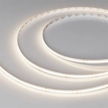 Светодиодная лента Белый дневной COB 24V 10W/m 480Led/метр 048023 COB-X480-8mm  4000K PRO REEL 20м