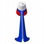 светильник настольный без лампы ULO-K22 D-E14-A WHITE-BLUE-RED UL-00010040 триколор