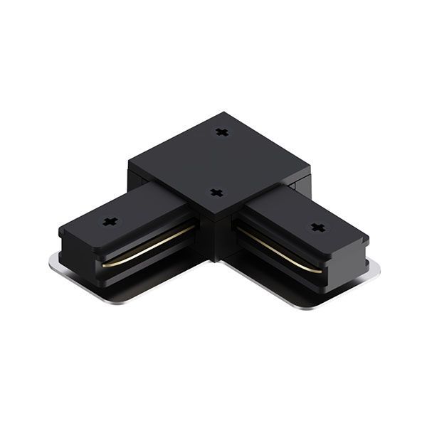 Коннектор внутренний 09-183 однофазный для шинопровода (арт. R45-06, R45-08) IP20 угловой черный