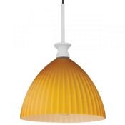 Люстра подвесная Lightstar без лампы 810023 AGOLA 1х40W E14 хром/янтарный