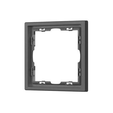 Рамка пластик 1 пост Arlight FRM-NOBE-SFPL-1-GR 054214 серый