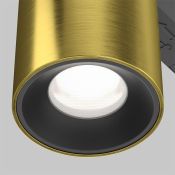 Трековый светильник  7W Белый-MIX Альфа/Alfa S Exility 50deg TR132-4-7W-DS-BS IP20 на магнитный шинопровод латунь