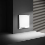 Проходной переключатель встраиваемый VOLTUM S70 одноклавишный 10А белый матовый