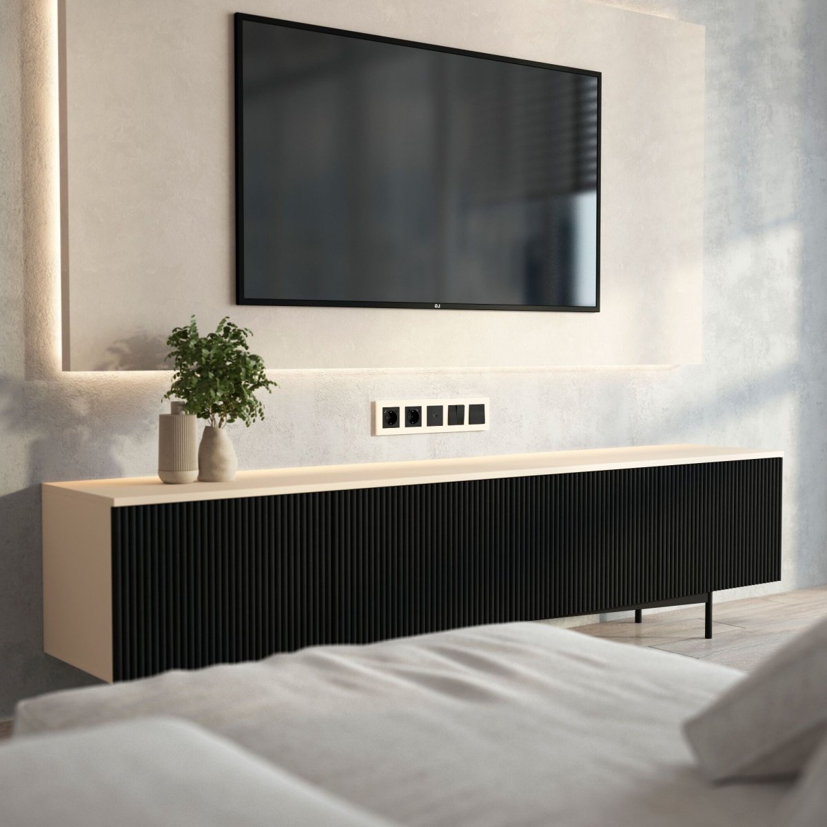 Рамка пластик 5 постов WERKEL Slab W0052962 айвори софт