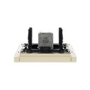 ТВ-розетка встраиваемая проходная IEK FORTE&PIANO FP42 9 ваниль FP-A10-P-K10