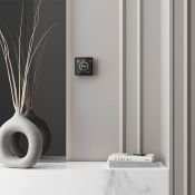 Терморегулятор WERKEL W1851101 сенсорный с Wi-Fi и LCD дисплеем для теплого пола белый