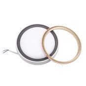 светильник  24W Белый UL-00012355 ULW-Q281 24W-6500K-F20 IP65 WHITE круглый накладной белый со сменными рамками Volpe
