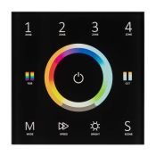 Панель встраиваемая Sens 028322 SMART-P67-MULTI Black (230V, 4 зоны, 2.4G)