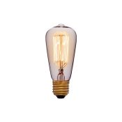лампа ретро накаливания Vintage форма конус 60W 053-600 ST48 F2 GOLDEN/E27 диммируемая