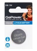 Батарейка 3V 2450 GoPower