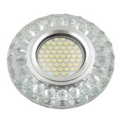 Точечный светильник Luciole без лампы UL-00003908 DLS-L151 GU5.3 GLASSY/CLEAR c LED подсветкой круглый встраиваемый