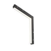 Трековый светильник угловой 24W Белый-MIX Базис угловой/Basis Angle Exility 120deg TR102-24W-DS-B Dim Smart IP20 на магнитный шинопровод черный