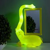 фигурка  светодиодная  фоторамка &quot;Слон&quot; LED 17х6,5х28 см с питание от USB желтый