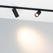 Магнитный трековый светильник  5W Белый теплый MAG-MICROCOSM-SPOT-R35 36deg 24V черный 043252(1)