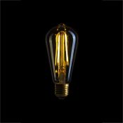 лампа ретро светодиодная Vintage форма конус 4W 057-080 ST64  GOLDEN/E27 диммируемая