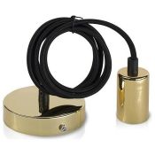 подвес Vintage 058-124 SUN-LUMEN 1/ E27 GOLD черный провод подвес Vintage 058-124 SUN-LUMEN 1/ E27 GOLD черный провод