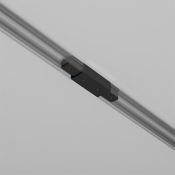 Коннектор с вводом питания для однофазного трека TRA001CB-11B Unity прямой черный