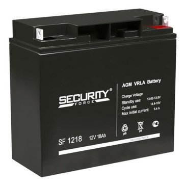 аккумулятор свинцово-кислотный  18 A/h 12V /SF1218/