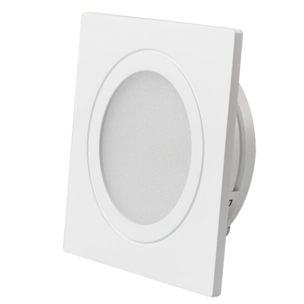 Встраиваемый светильник   3W Белый 020763  LTM-S60x60WH-Frost 110deg 220V квадратный встраиваемый белый