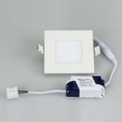 Встраиваемый светильник   3W Белый теплый  017675 CL-90x90A-3W квадратный панель Уценка!!!