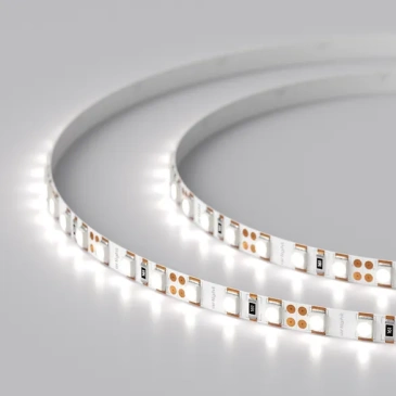 Светодиодная лента Белый 2835 12V  9.6W/m 120Led/метр 014992(2) RT-A120-5mm 6000K  LUX