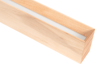 светильник  30W Белый теплый WOODEN W85-YASBEL-125  220V IP20 прямоугольный подвесной белый  ясень