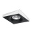 Точечный светильник Lightstar без лампы 011005 Miriade  Gu5.3 / GU10 квадратный встраиваемый черный/белый