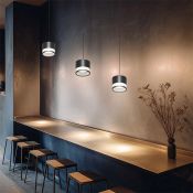 Подвесной светильник без лампы 16-203 Sunrise 1x15W GX53 цилиндр черный