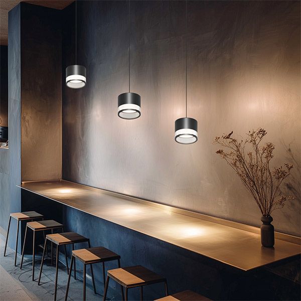 Подвесной светильник без лампы 16-203 Sunrise 1x15W GX53 цилиндр черный Подвесной светильник без лампы 16-203 Sunrise 1x15W GX53 цилиндр черный