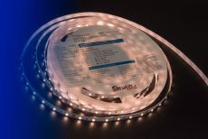 Светодиодная лента Белый 3528 12V  4.8W/m 60Led/метр герм (силиконовая трубка) 00-00000262 DSG 3528 W 60L-V12-IP65  LUX