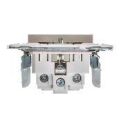 Штепсельная розетка встраиваемая IEK SKANDY 16А SK-R14-16-K10 SK-R04B с з/к без з/ш бежевый