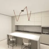 Готовый набор ременной трековой системы DENKIRS  40W Белый дневной Belty DK55SET03-03-BR подвесной коричневый