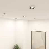 Встраиваемый светильник  18W Белый дневной DENKIRS DUAL DK2441-WB 220V IP20 круглый белый/черный