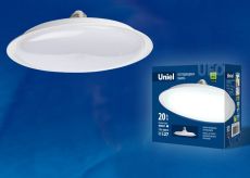 светодиодная лампа -светильник  Белый дневной 20W UL-00004571 LED-U165-20W/4000K/E27/FR PLU01WH