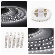 Светодиодная лента Белый дневной 3528 12V  9.6W/m 120Led/метр 00-143 Стандарт 8мм Светодиодная лента Белый дневной 3528 12V  9.6W/m 120Led/метр 00-143 Стандарт 8мм