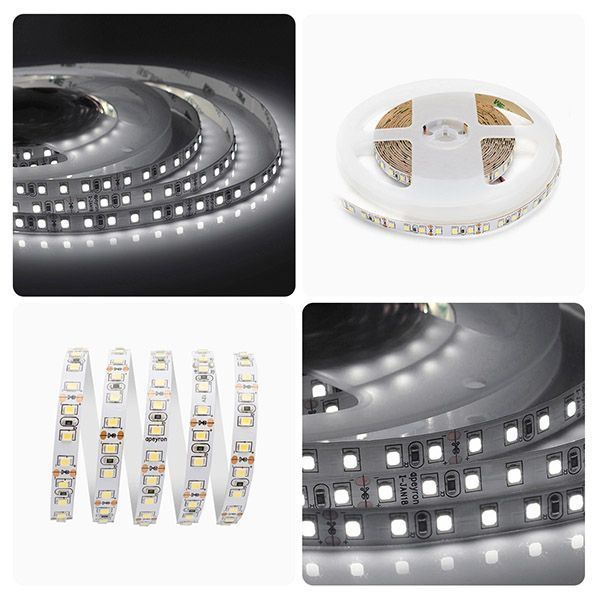 Светодиодная лента Белый дневной 3528 12V  9.6W/m 120Led/метр 00-143 Стандарт 8мм Светодиодная лента Белый дневной 3528 12V  9.6W/m 120Led/метр 00-143 Стандарт 8мм