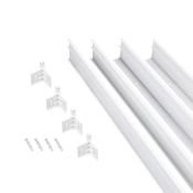 Рамка для накладной установки панелей Titan SX6060TF White 058726