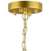 Люстра подвесная Lightstar без лампы 742143 STRUTTURA 14х40W G9 матовое золото