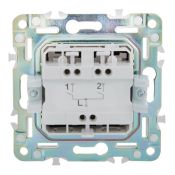 Выключатель встраиваемый двухклавишный IEK SKANDY SK-V20-0-10-K98 SK-V04Sa песочный