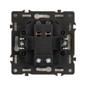 Выключатель встраиваемый одноклавишный перекрёстный 054250 SWT-NOBE-MKX1-SFPL-GD золото