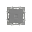 Розетка встраиваемая компьютерная RJ45 кат.6 Arlight 045335 SCT-MPC1-PL-GR серая