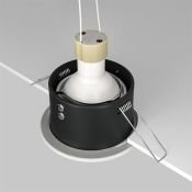 Встраиваемый светильник без лампы DL032-2-01W Maytoni Zoom GU10 белый круглый IP65