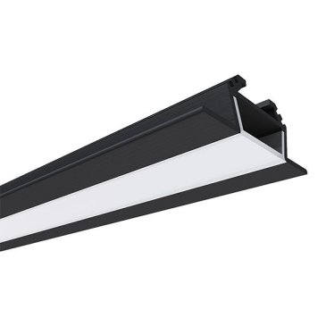 комплект профиля с экраном 08-03-ЧБ Apeyron встраиваемый черный