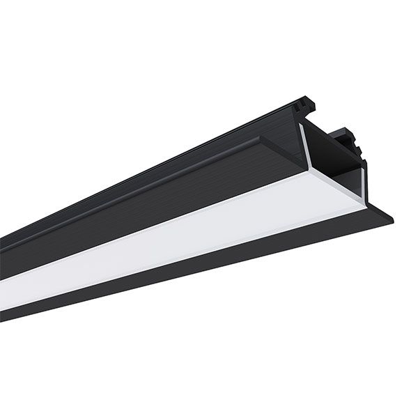 комплект профиля с экраном 08-03-ЧБ Apeyron встраиваемый черный