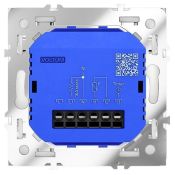 Терморегулятор электронный VOLTUM S70 с индикацией и датчиком для теплого пола белый матовый
