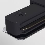 Соединитель для однофазного шинопровода прямой внутренний Unity TRA001C-11B черный