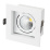 Встраиваемый светильник   9W Белый дневной 024122 CL-KARDAN-S102x102-9W 220V IP20 поворотный квадратный белый