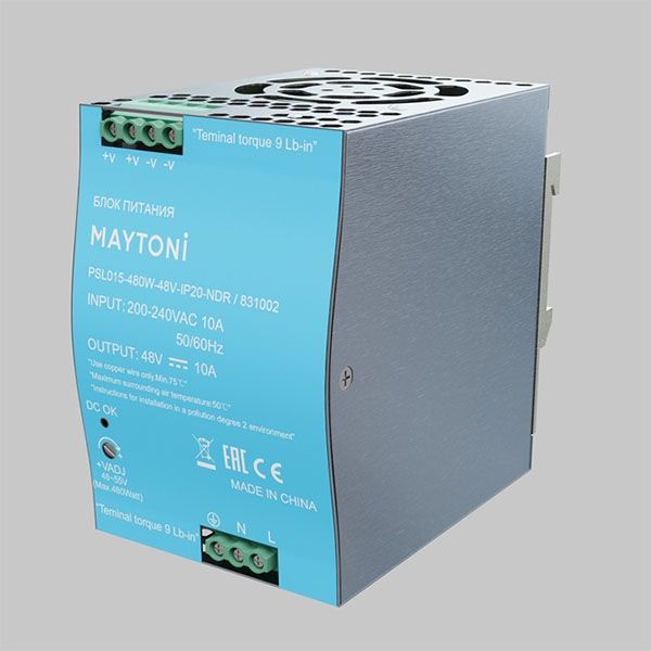 Блок питания (AC-DC) 48V 480W 831002 PSL015  на din-рейку