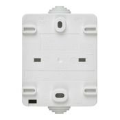 Выключатель двухклавишный EVS20-K01-10-54-DC ФОРС ВС20-2-0-ФБ белый IP54 IEK